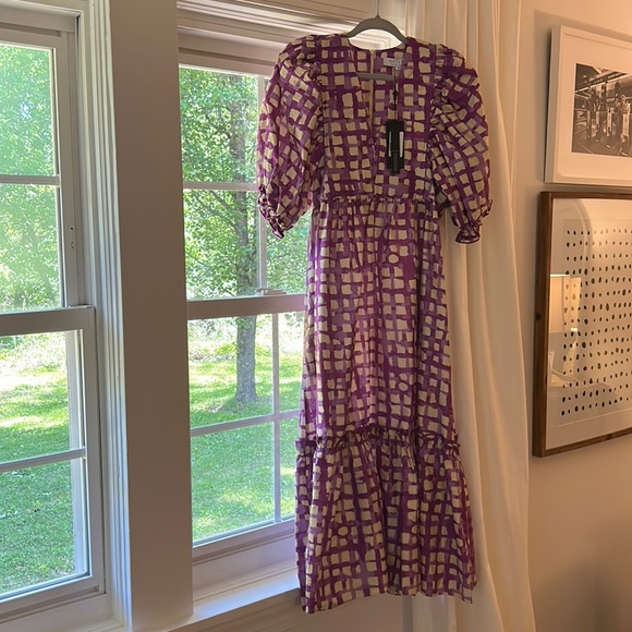 NWT Hunter Bell Palmer Dress Lavender size M